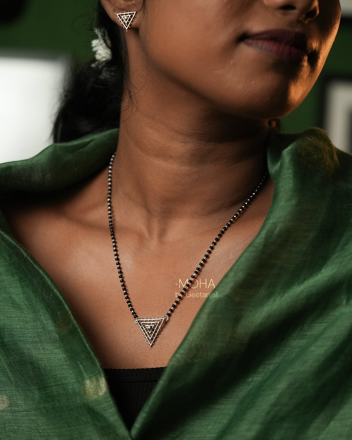 Trisha Silver Mangalsutra By MOHA