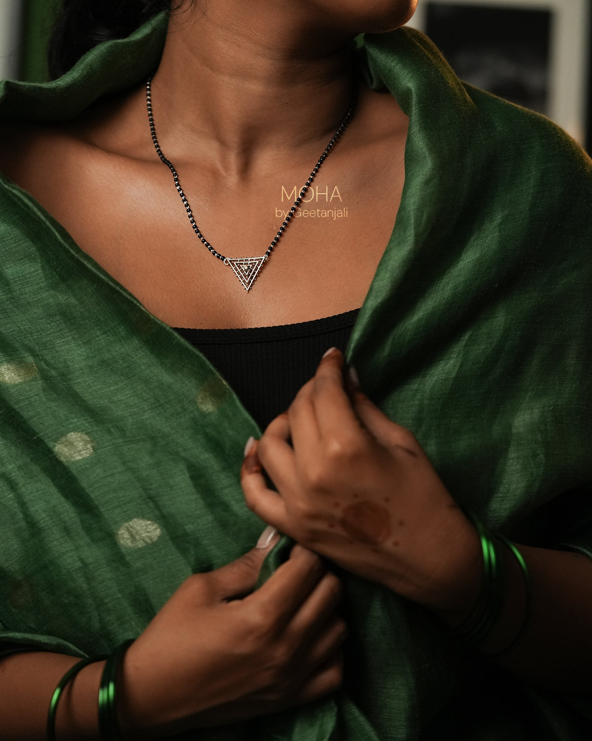Trisha Silver Mangalsutra By MOHA