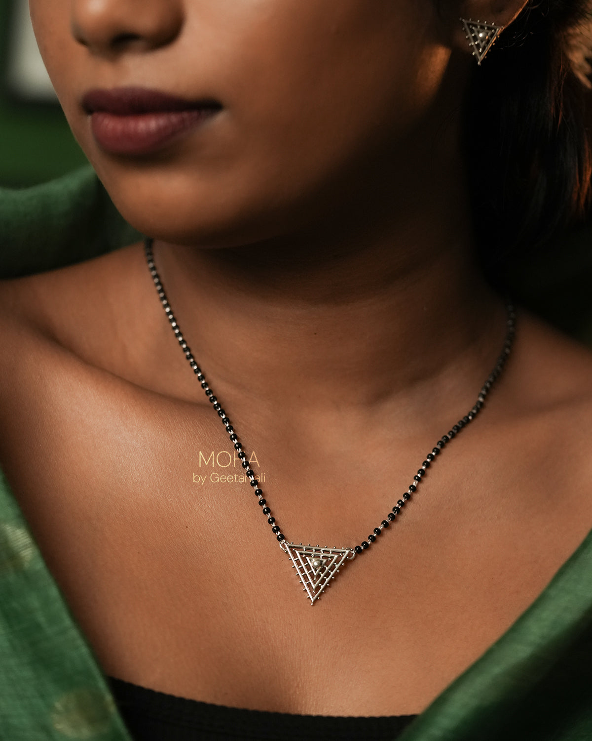 Trisha Silver Mangalsutra By MOHA