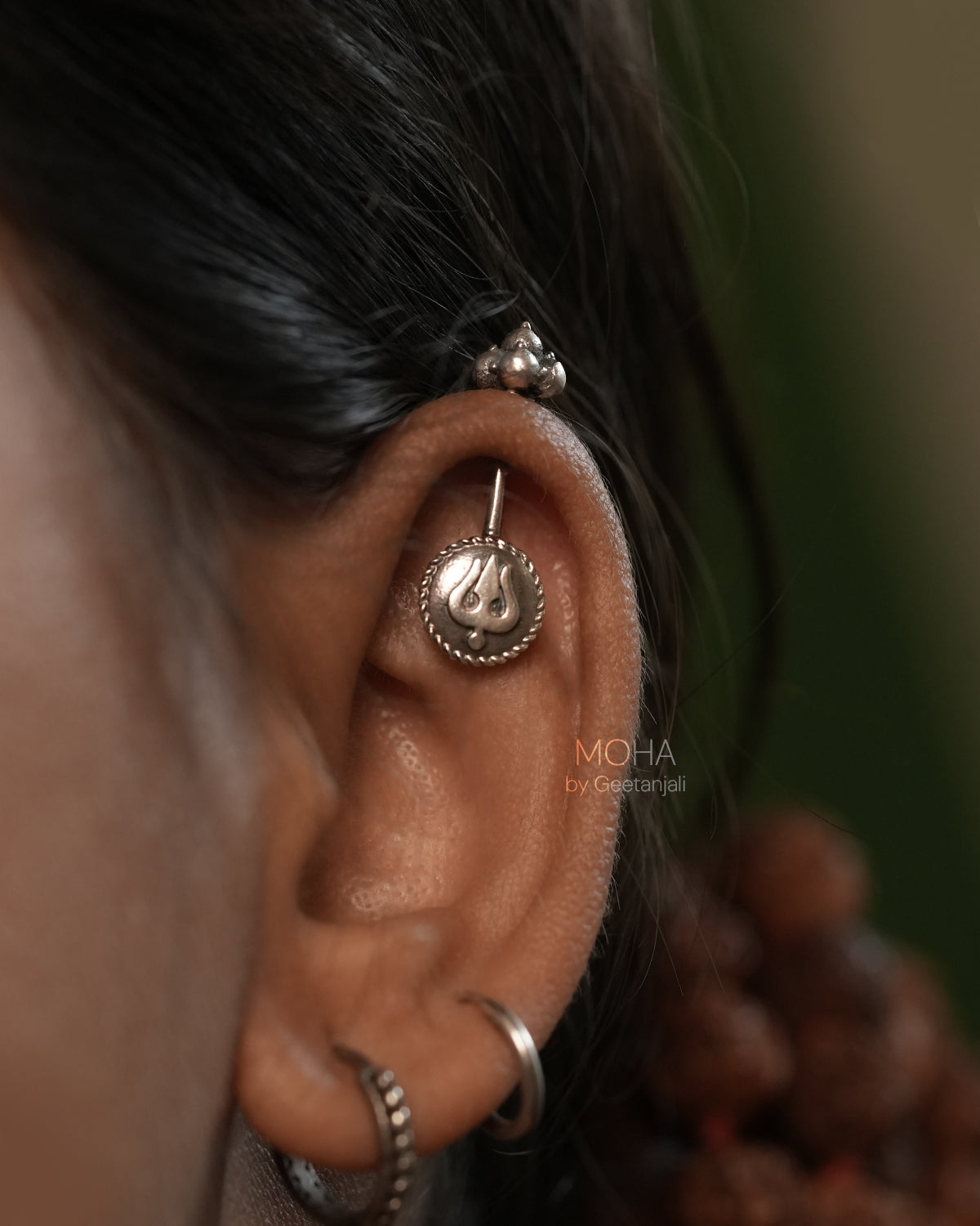 Trishula Silver Bugadi by MOHA