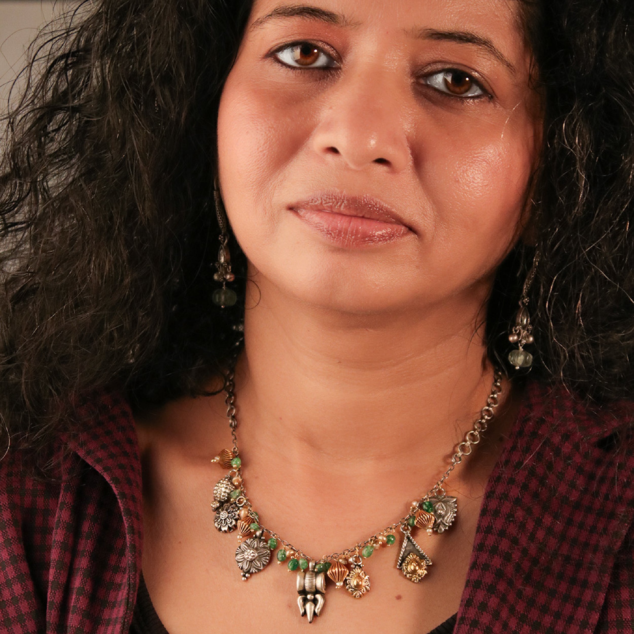 Trivia Charms Link Necklace by MOHA