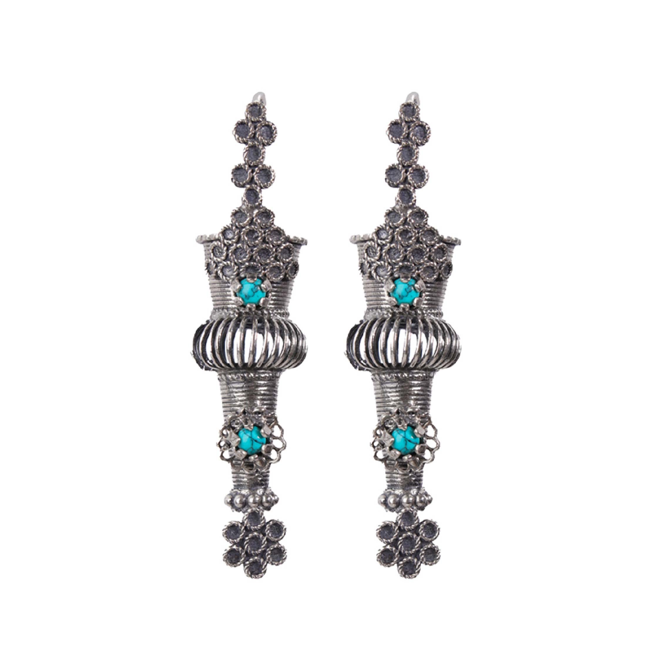 Nagali silver earrings by Moha