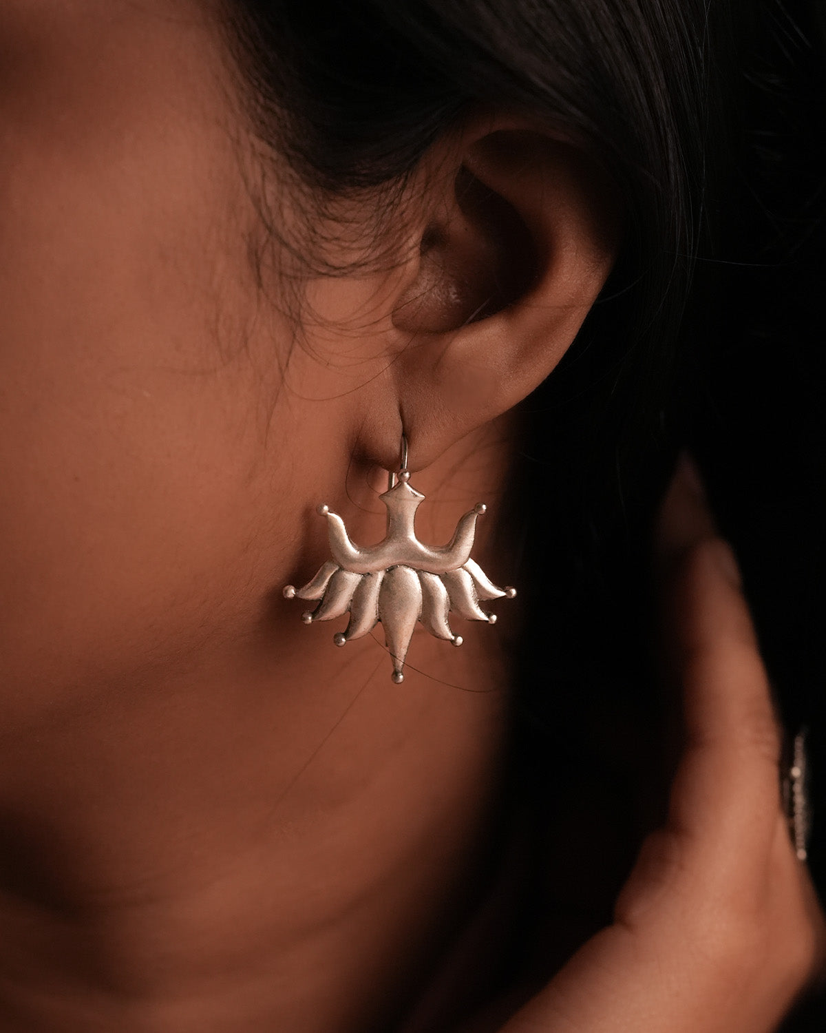 Urja Silver Earrings by MOHA