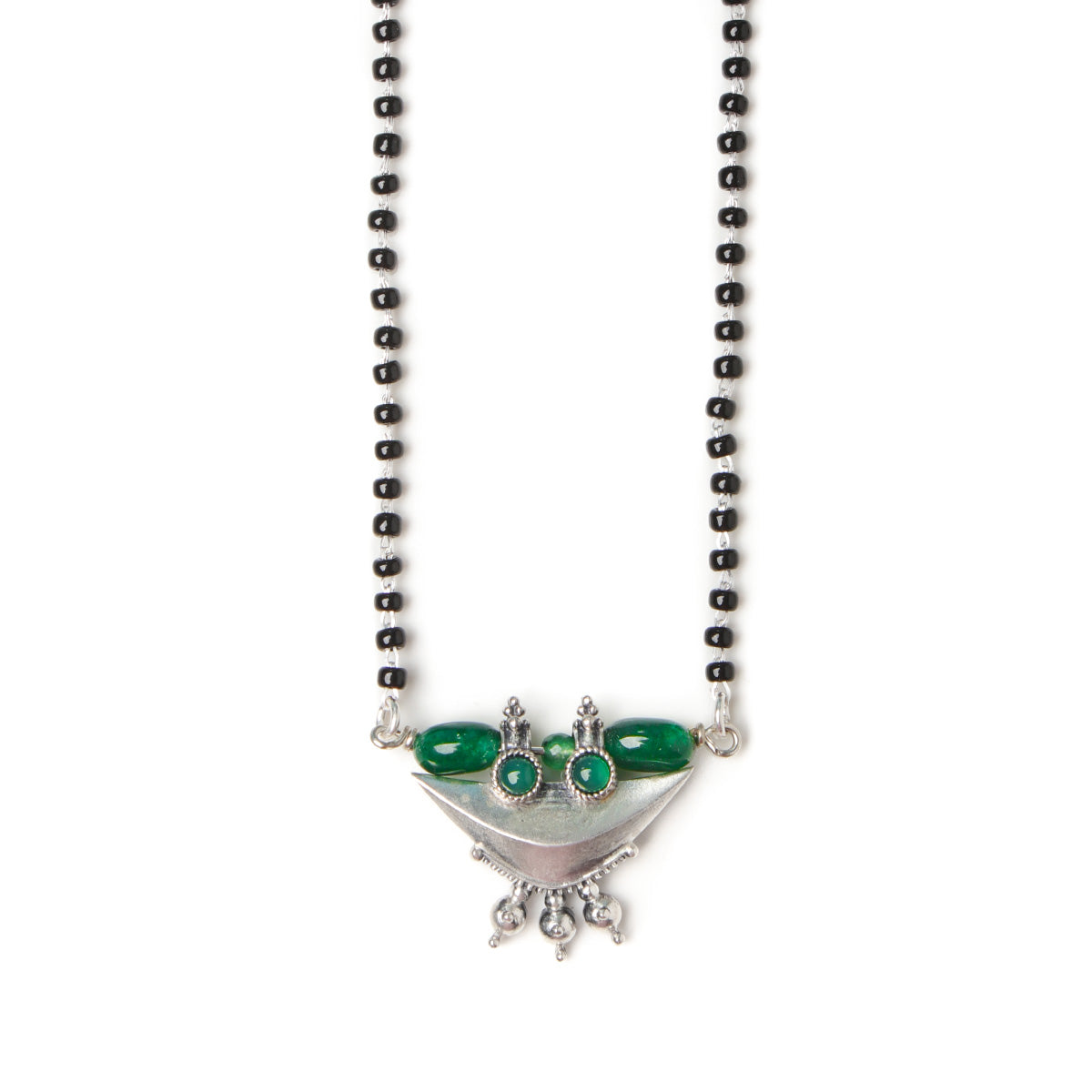 uroo silver mangalsutra by moha