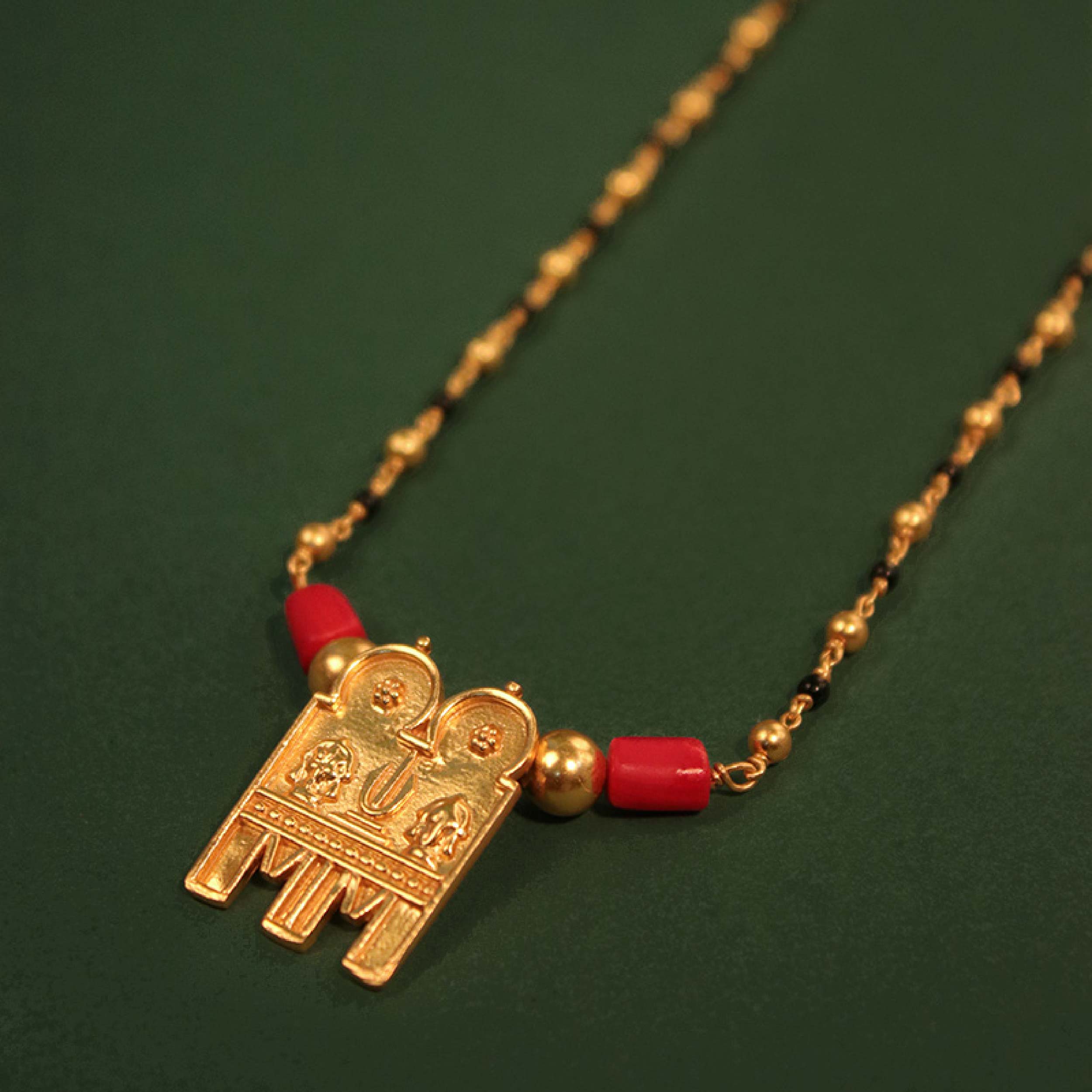 venkatesh taali mangalsutra gold plated by moha