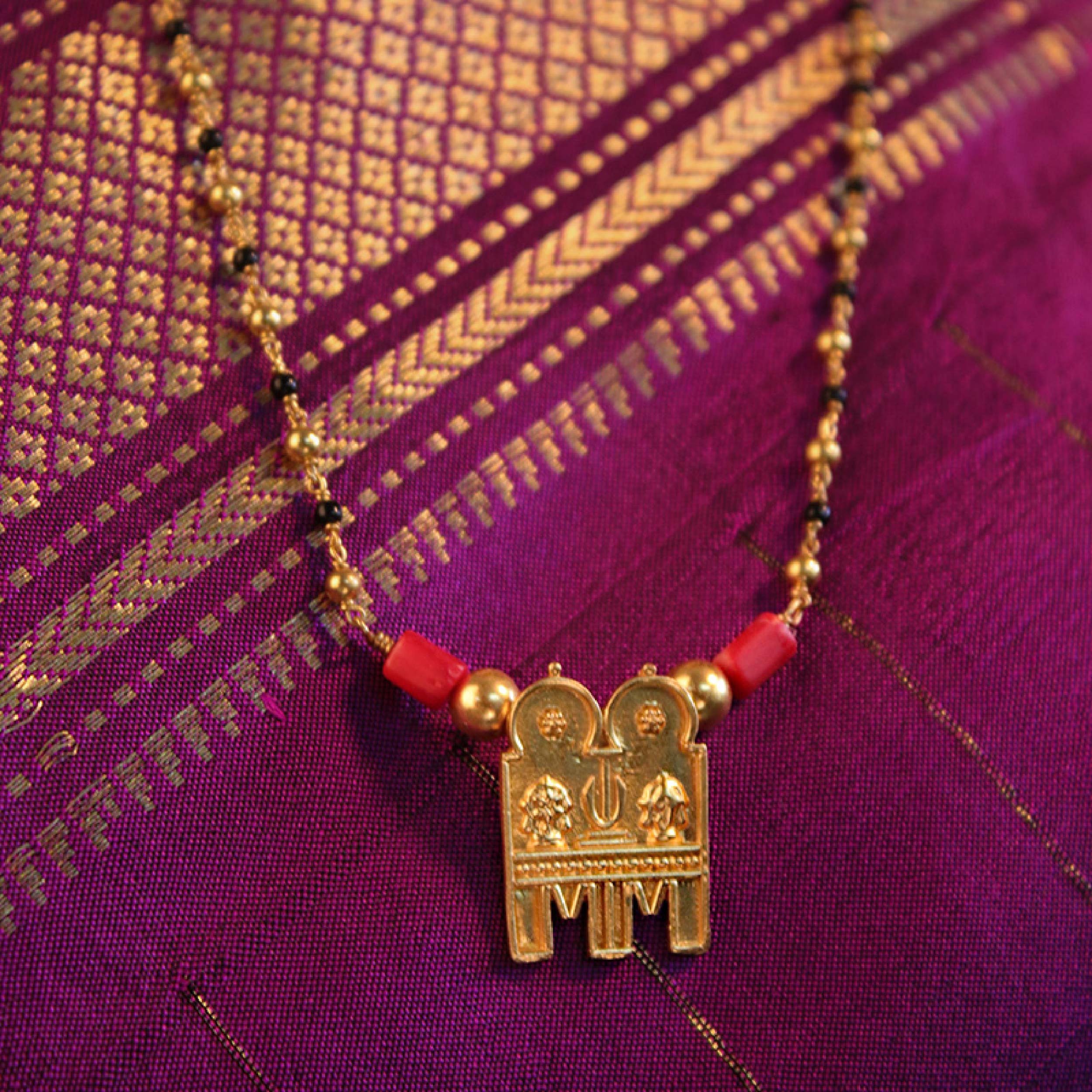venkatesh taali mangalsutra gold plated by moha