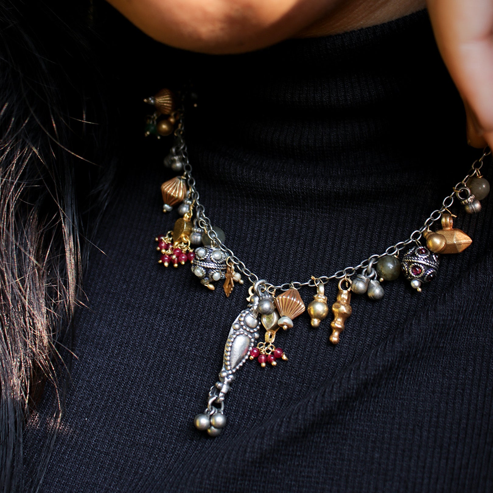Venus Charms Link Necklace by MOHA