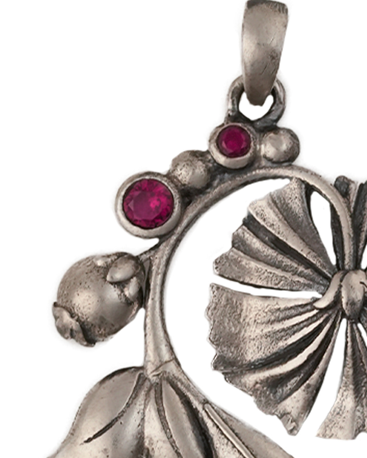 William Morris - Bloom Lily Silver Pendant by Moha (Only Pendant)