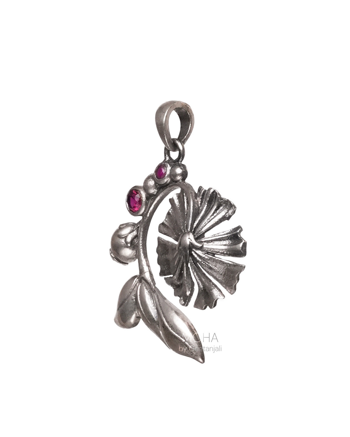 William Morris - Bloom Lily Silver Pendant by Moha (Only Pendant)