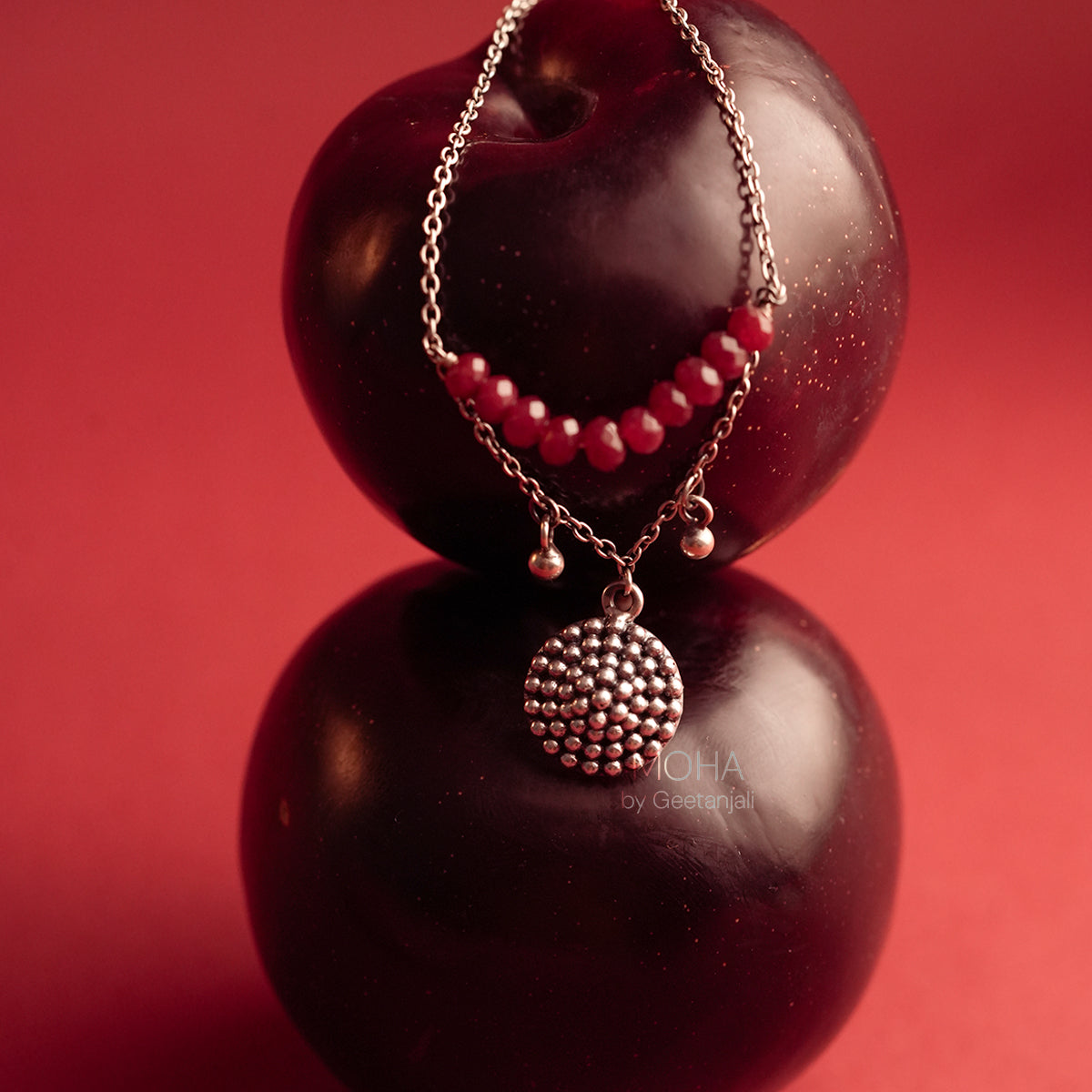 Yami Silver Pendant with Chain by MOHA