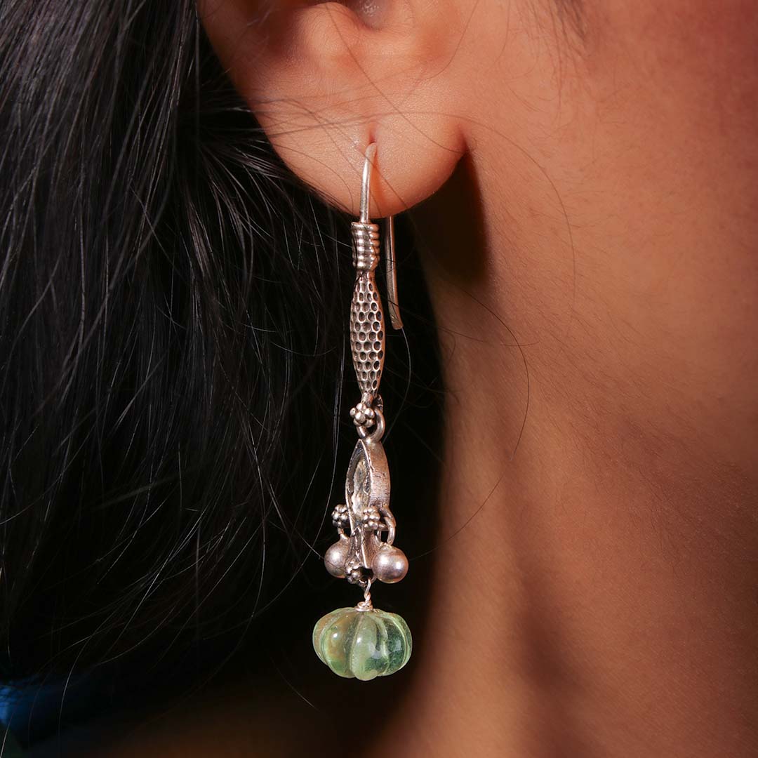 zara silver earrings by moha