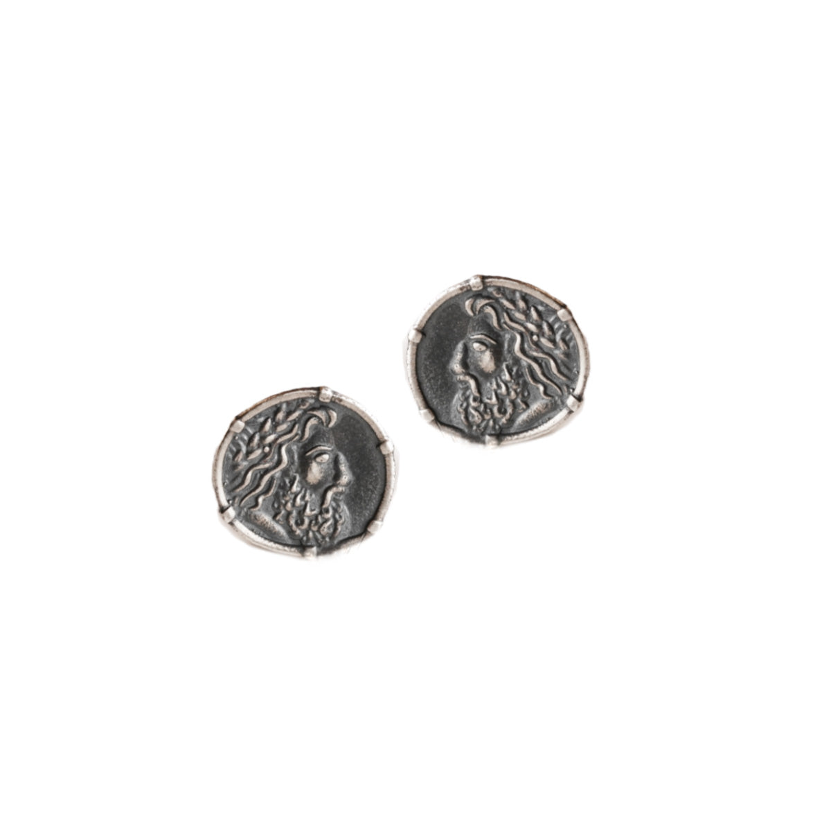zeus silver earrings by moha