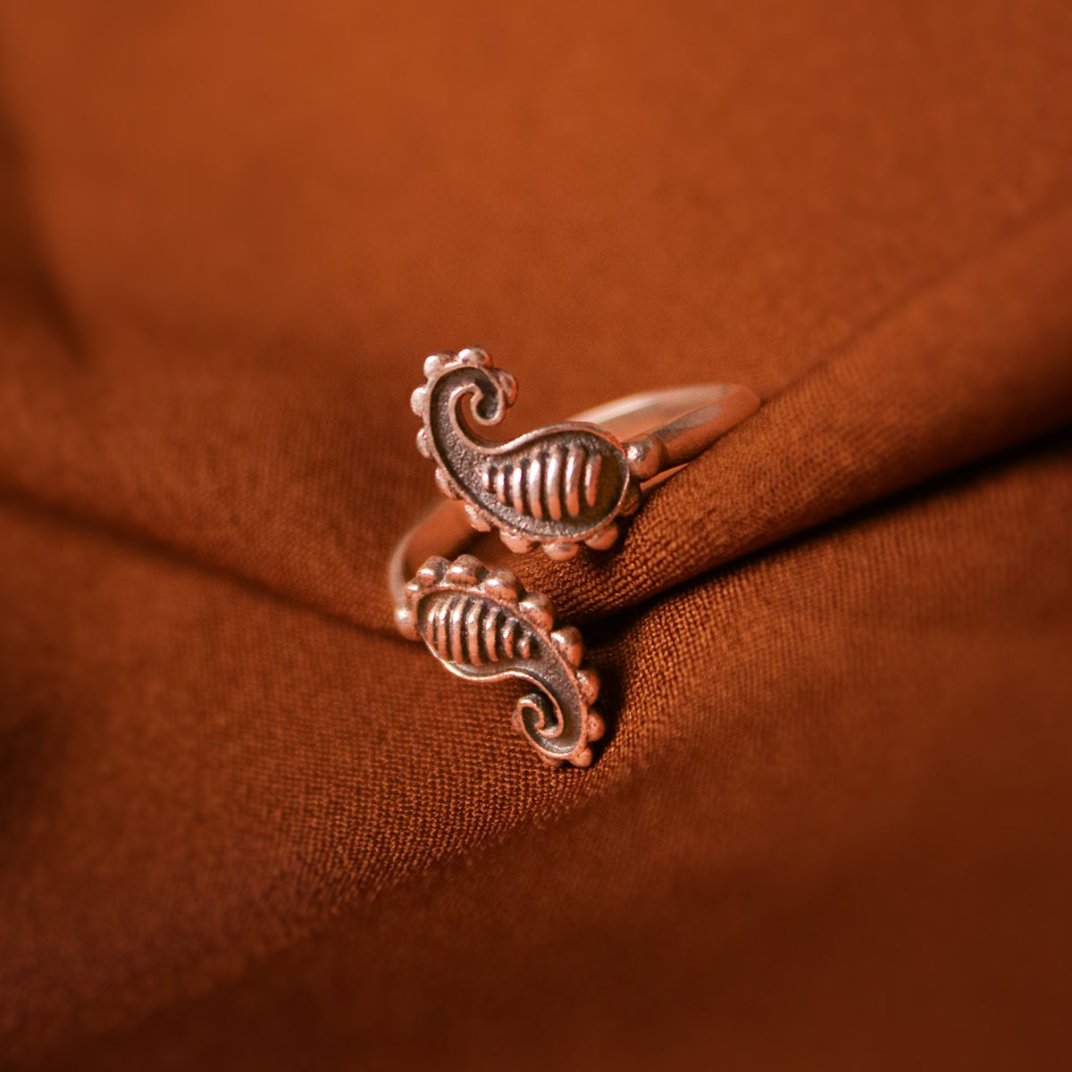 anokhi silver finger ring by moha