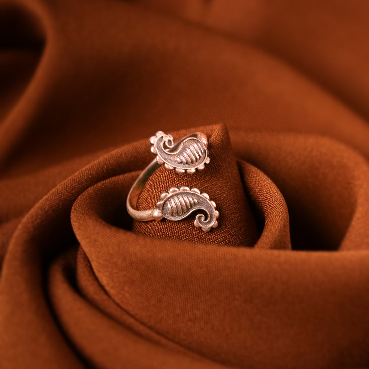 anokhi silver finger ring by moha