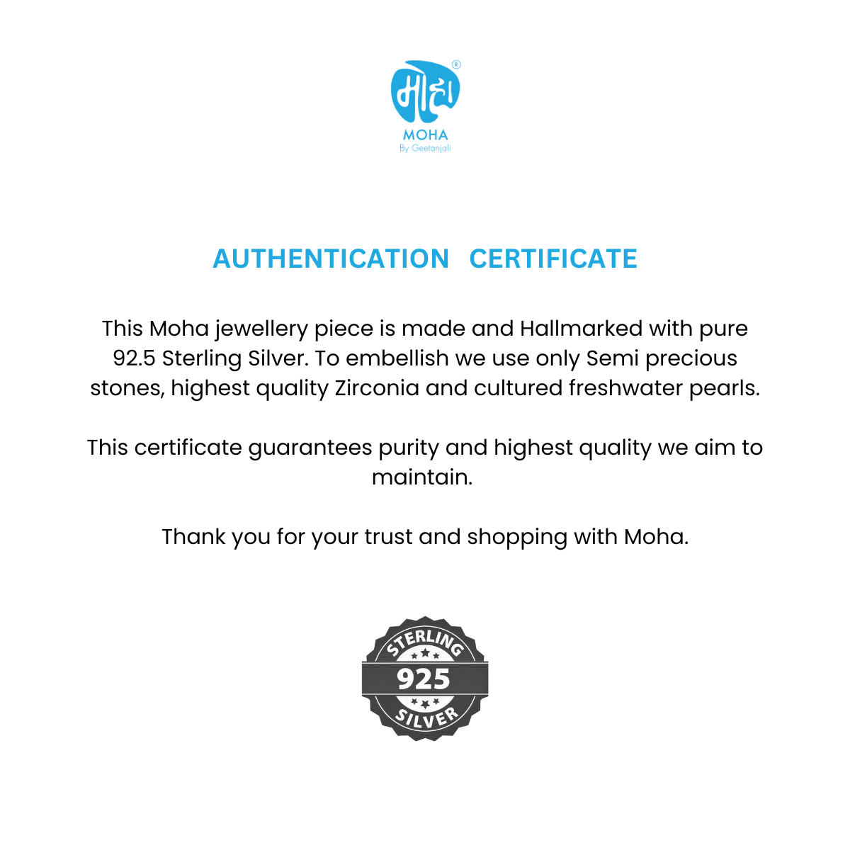 authentication certificate