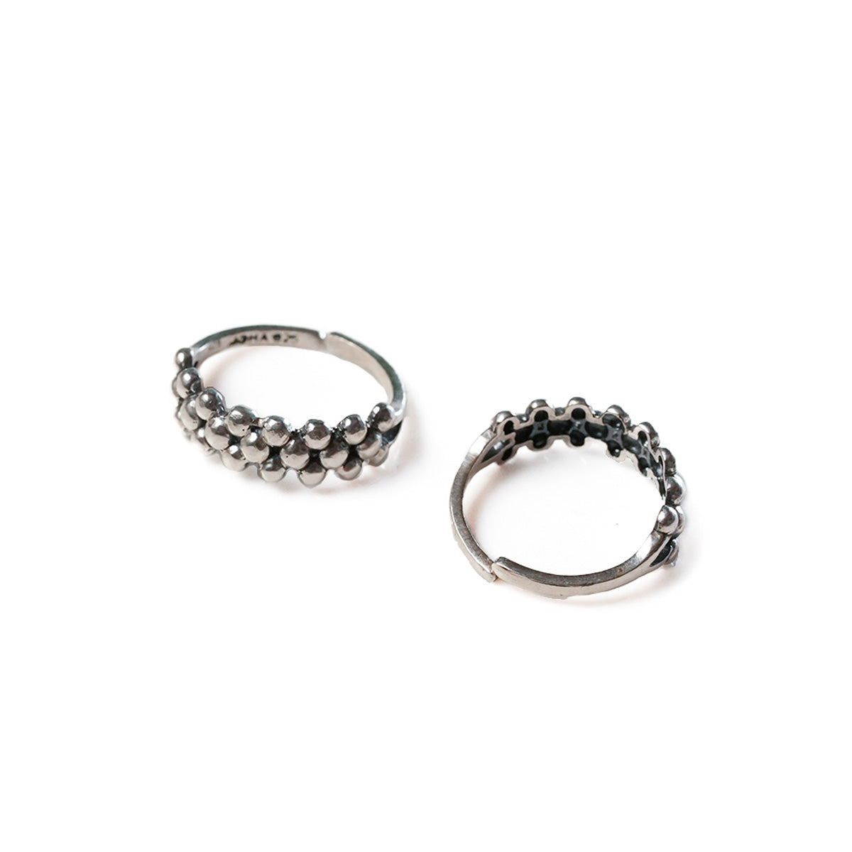 bindu silver toe rings by moha