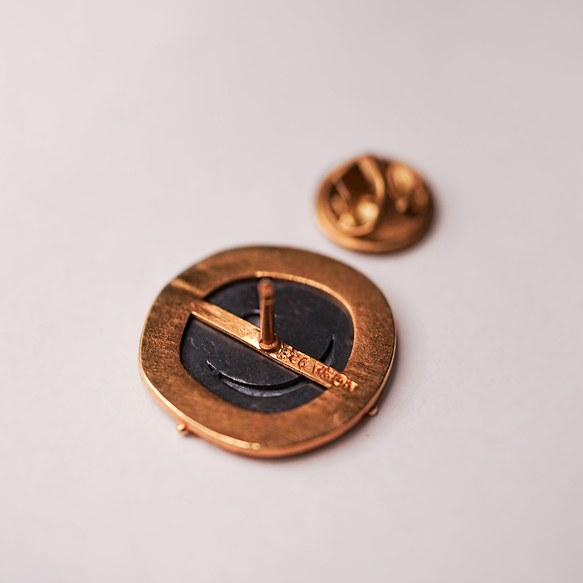 celestial duo silver brooch pin by moha