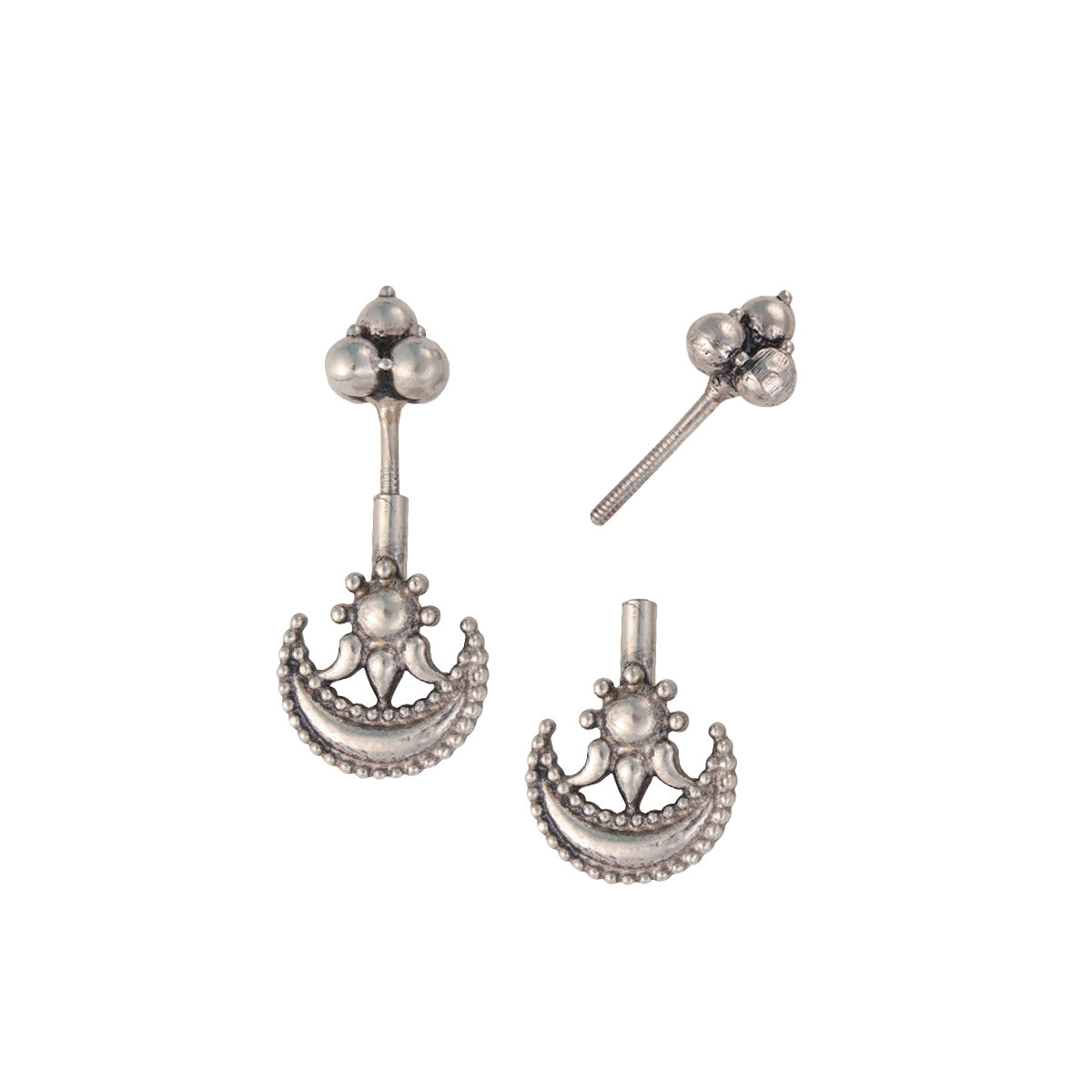 chand silver bugadi pierced by moha