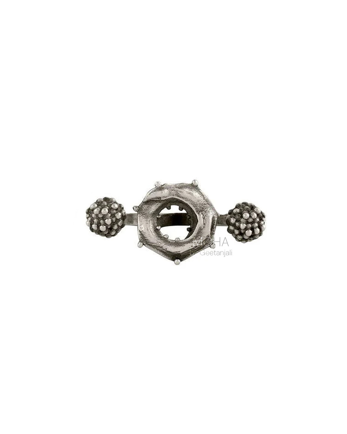 Cosmos Balance Silver Finger Ring By MOHA