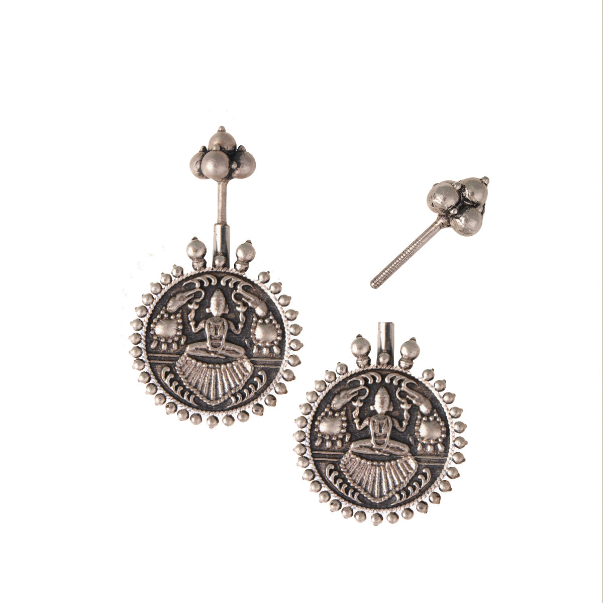 gajalaxmi silver bugadi pierced by moha