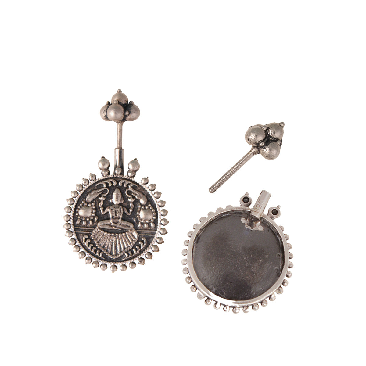 gajalaxmi silver bugadi pierced by moha