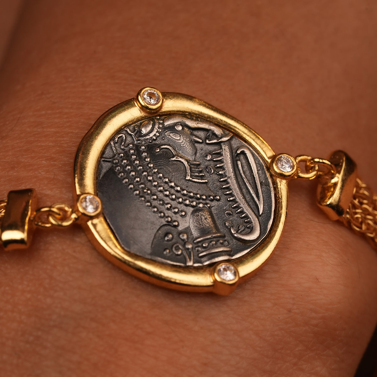 gajapati silver bracelet by moha