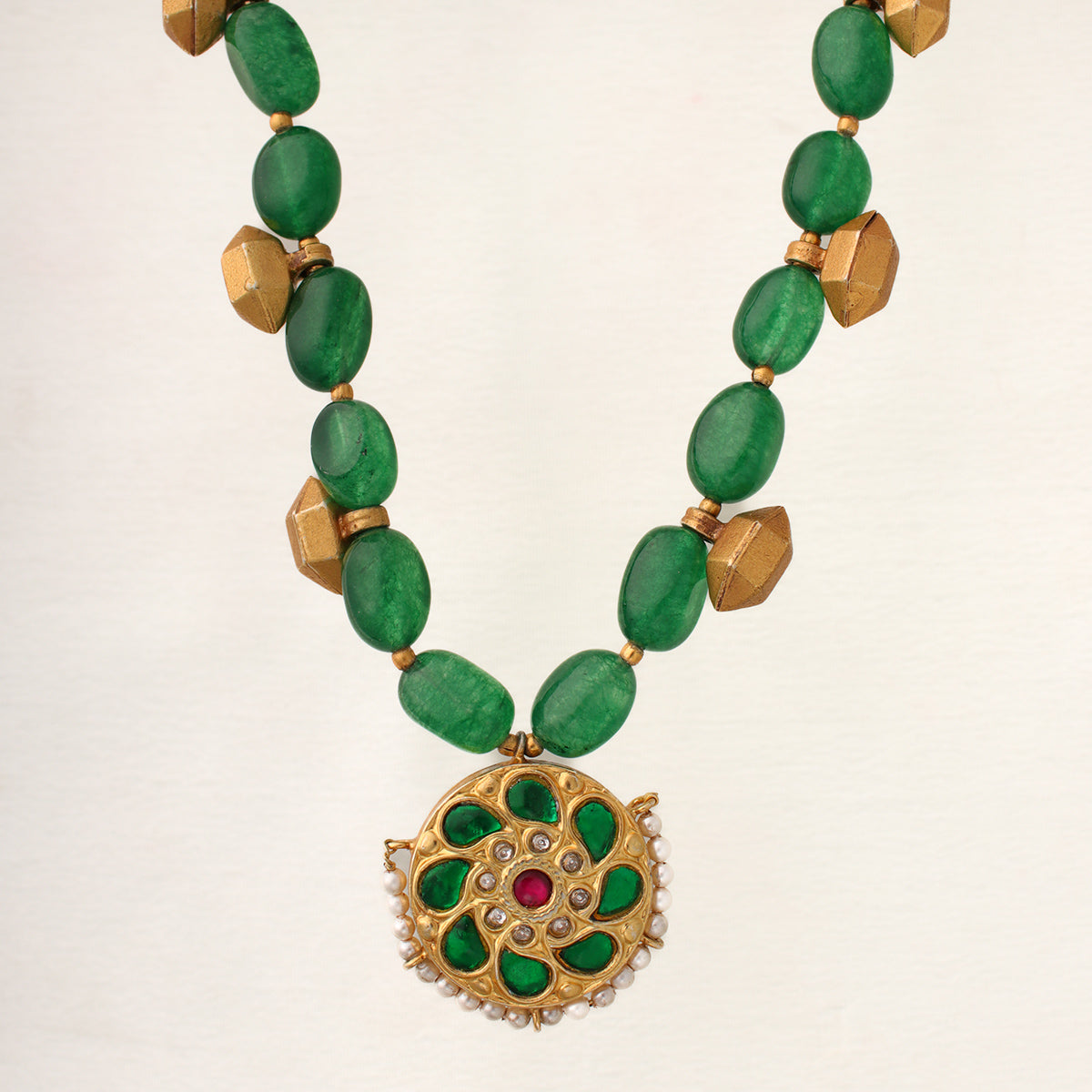 Malini Silver Necklace by MOHA