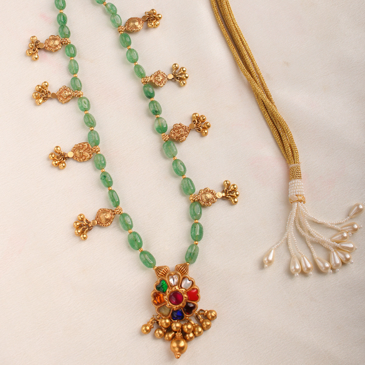 Maithili Silver Necklace by MOHA