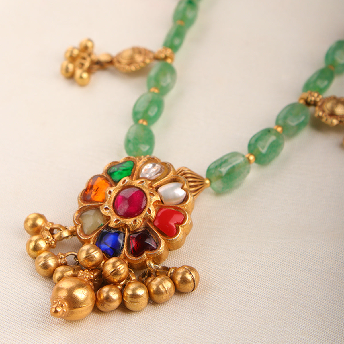 Maithili Silver Necklace by MOHA