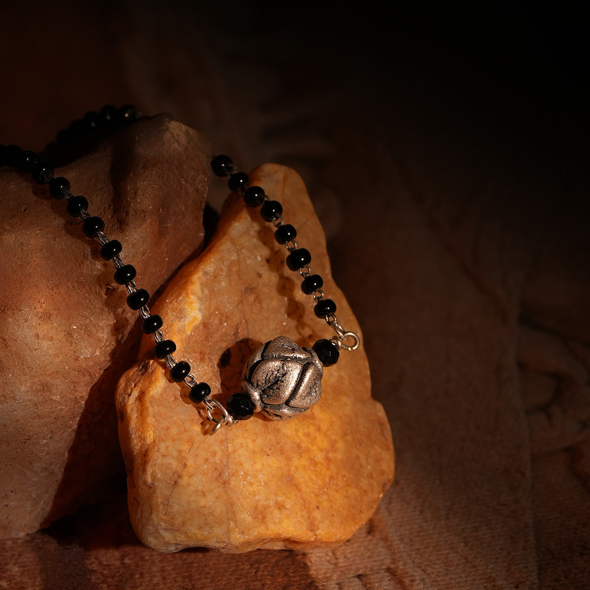 ira silver mangalsutra by moha