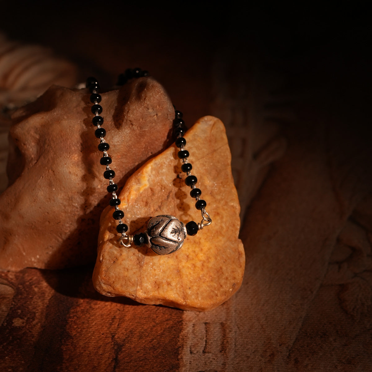 ira silver mangalsutra by moha