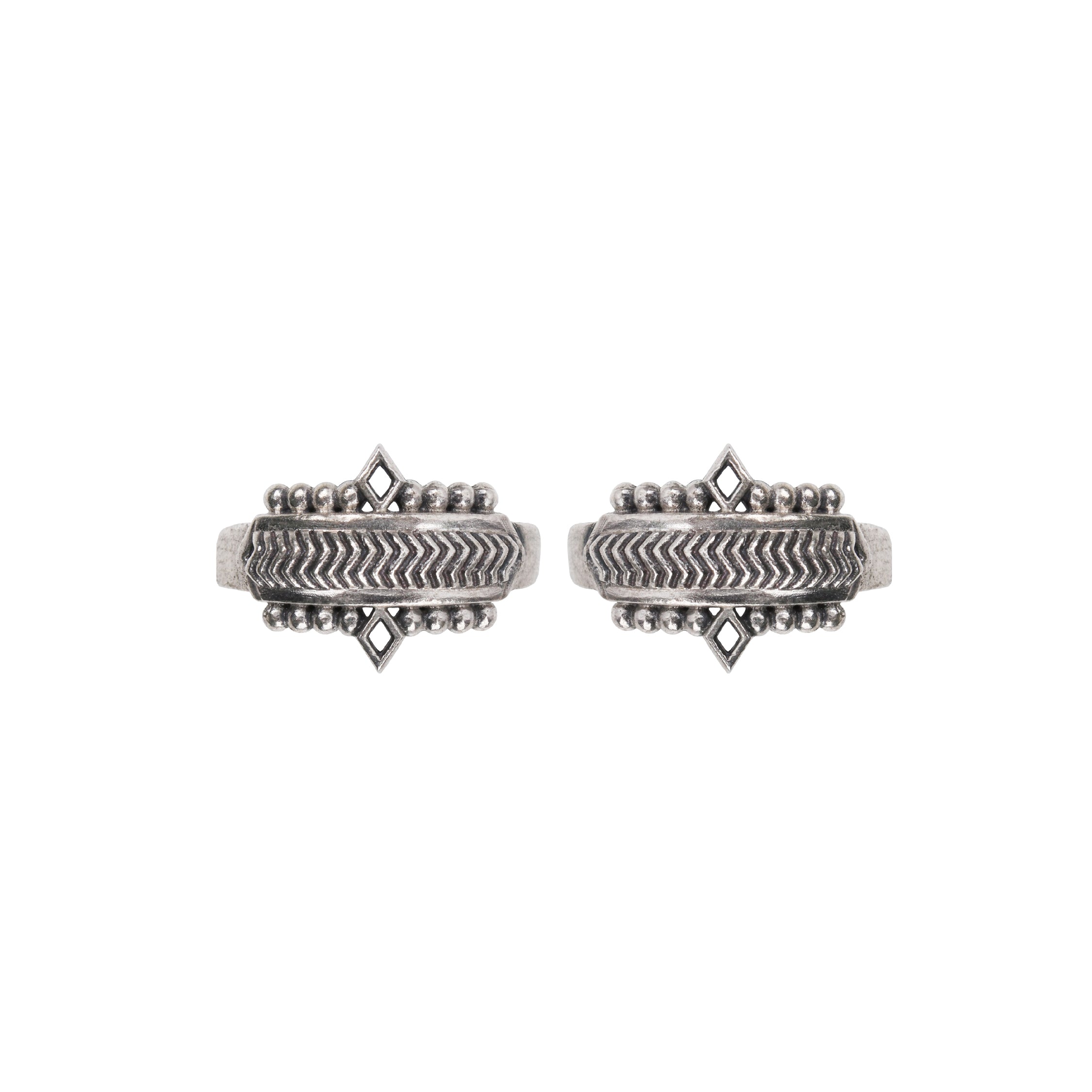 kalki silver toe ring by moha