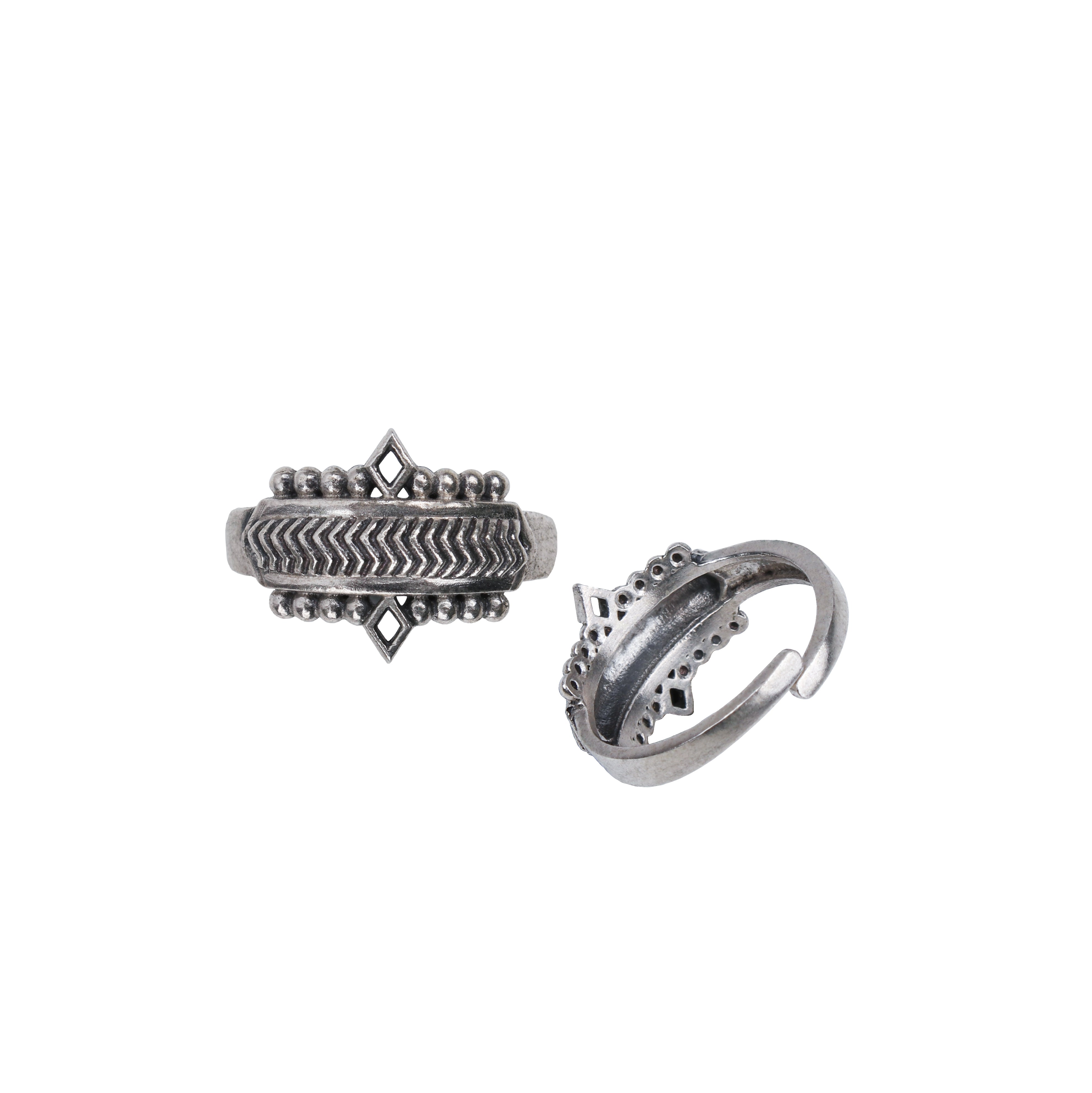kalki silver toe ring by moha