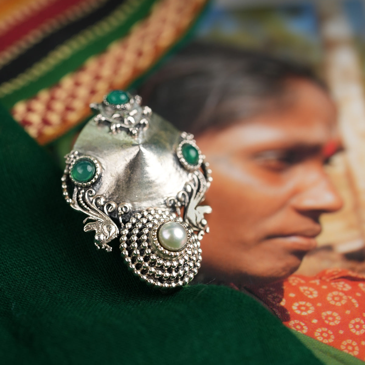 kunti silver earrings by moha