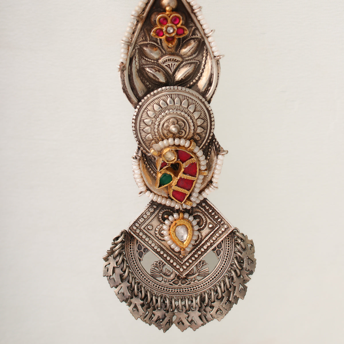 Janaki Silver Necklace by MOHA