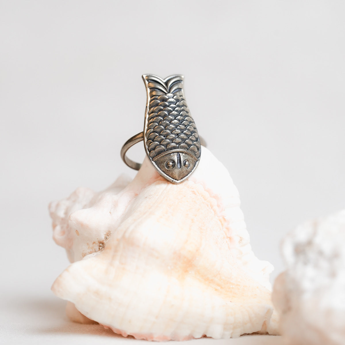 mahaseer silver finger ring by moha