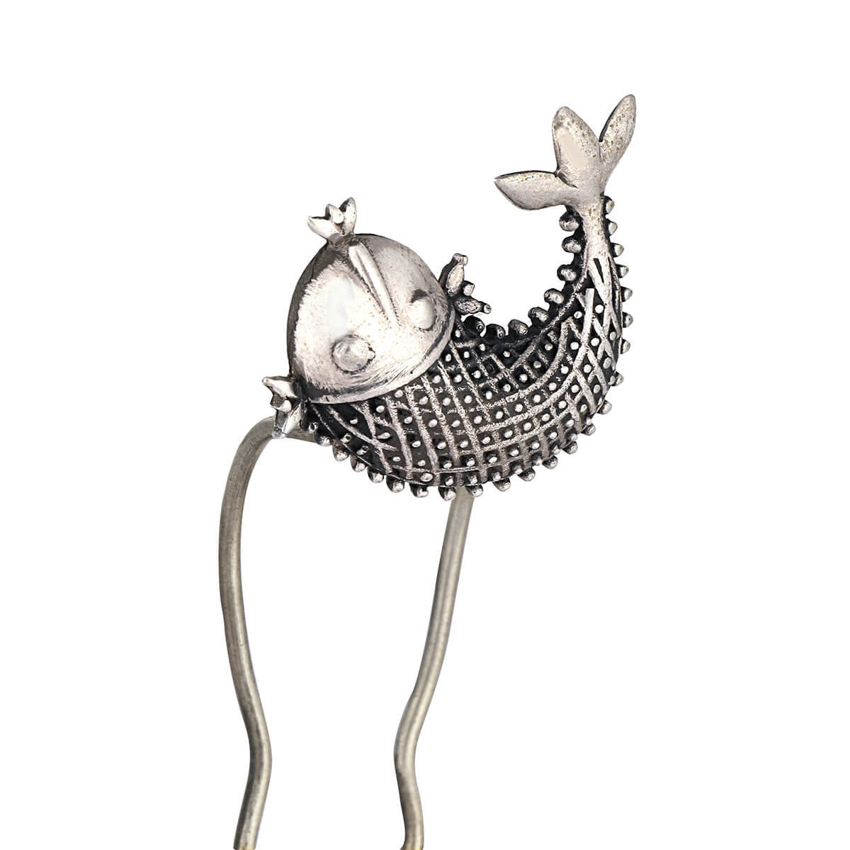 masoli silver hair pin by moha