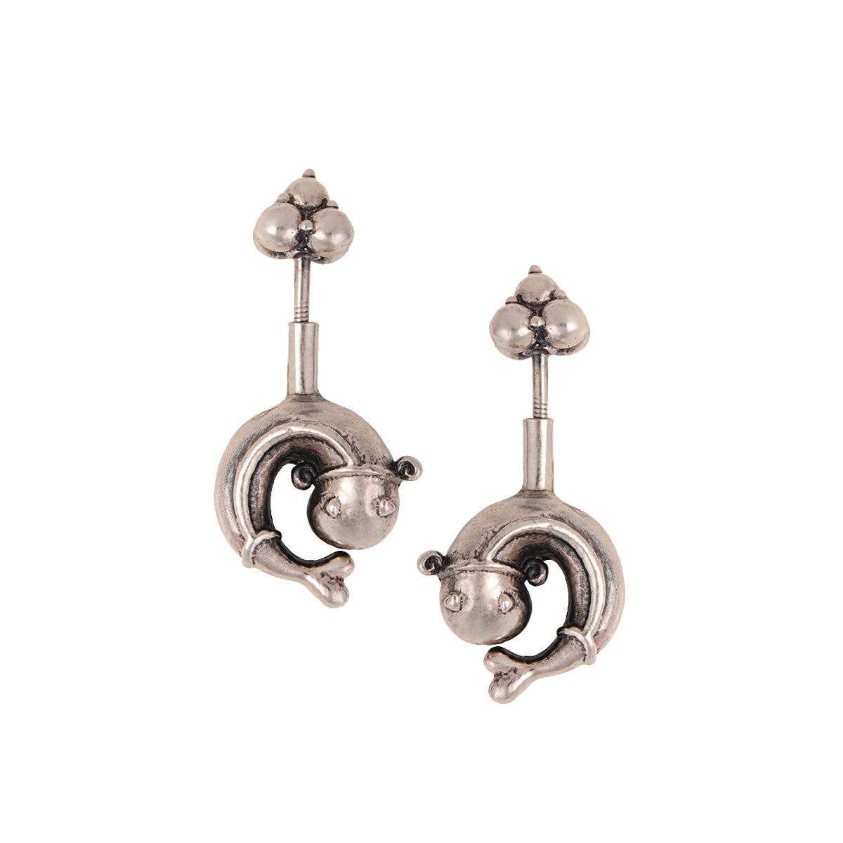 matsyakarnika silver bugadi pierced small by moha