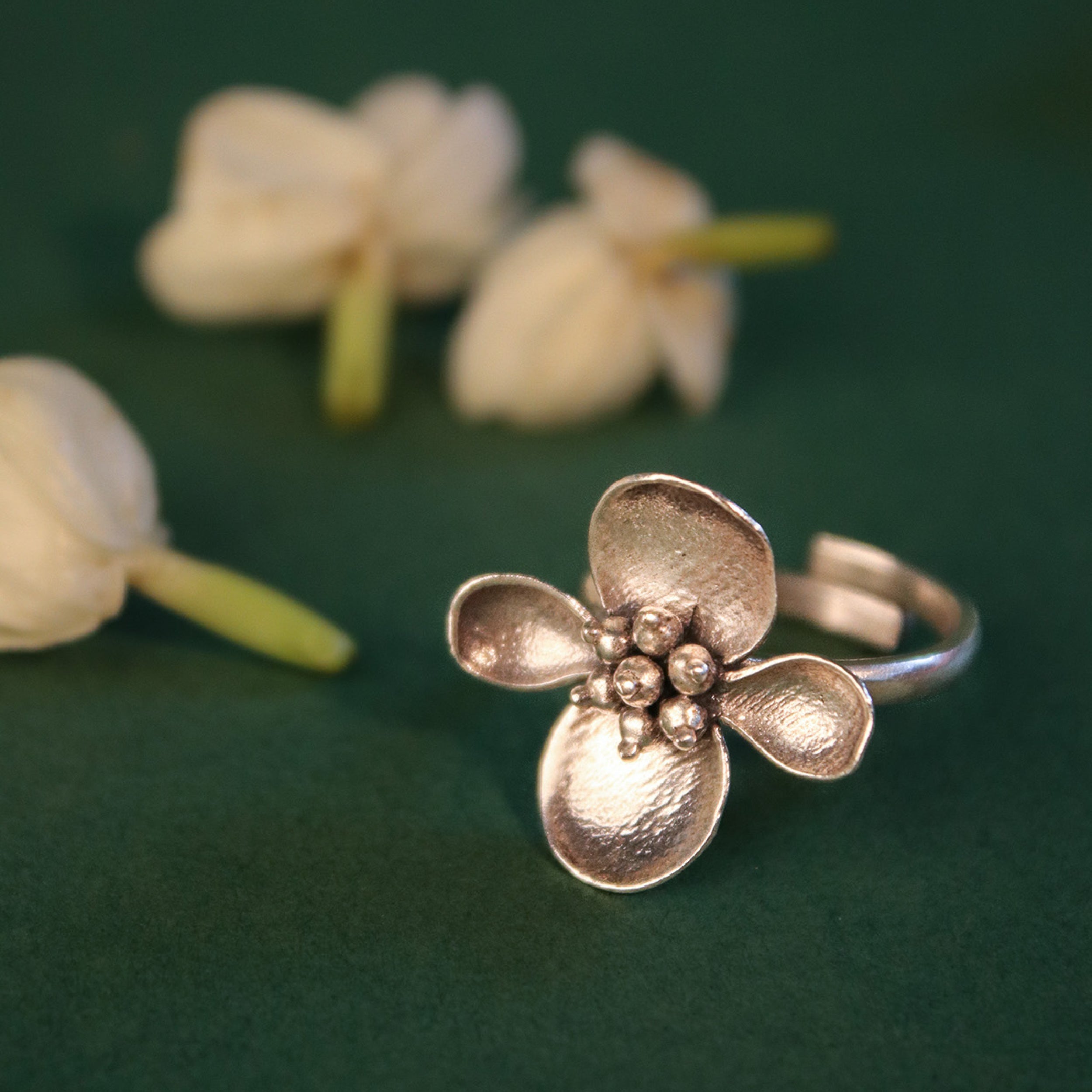 maya silver finger ring by moha