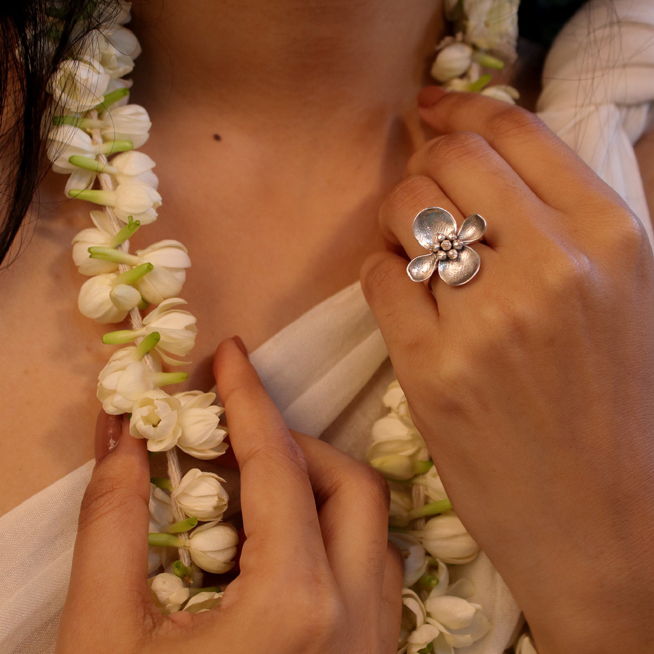 maya silver finger ring by moha