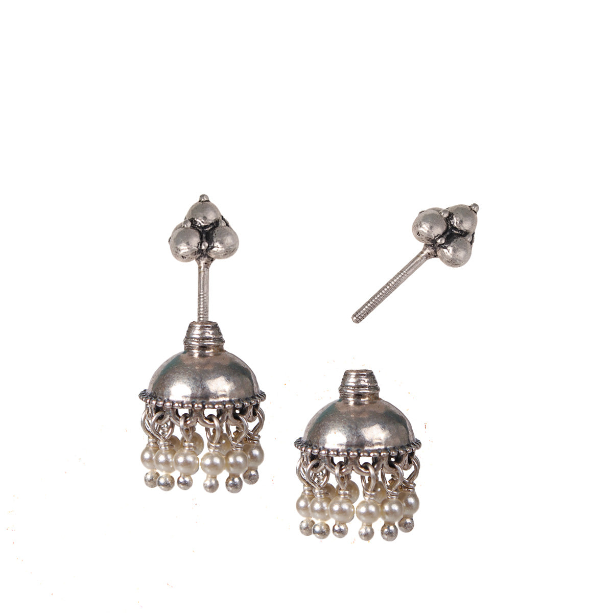 moti silver bugadi pierced by moha