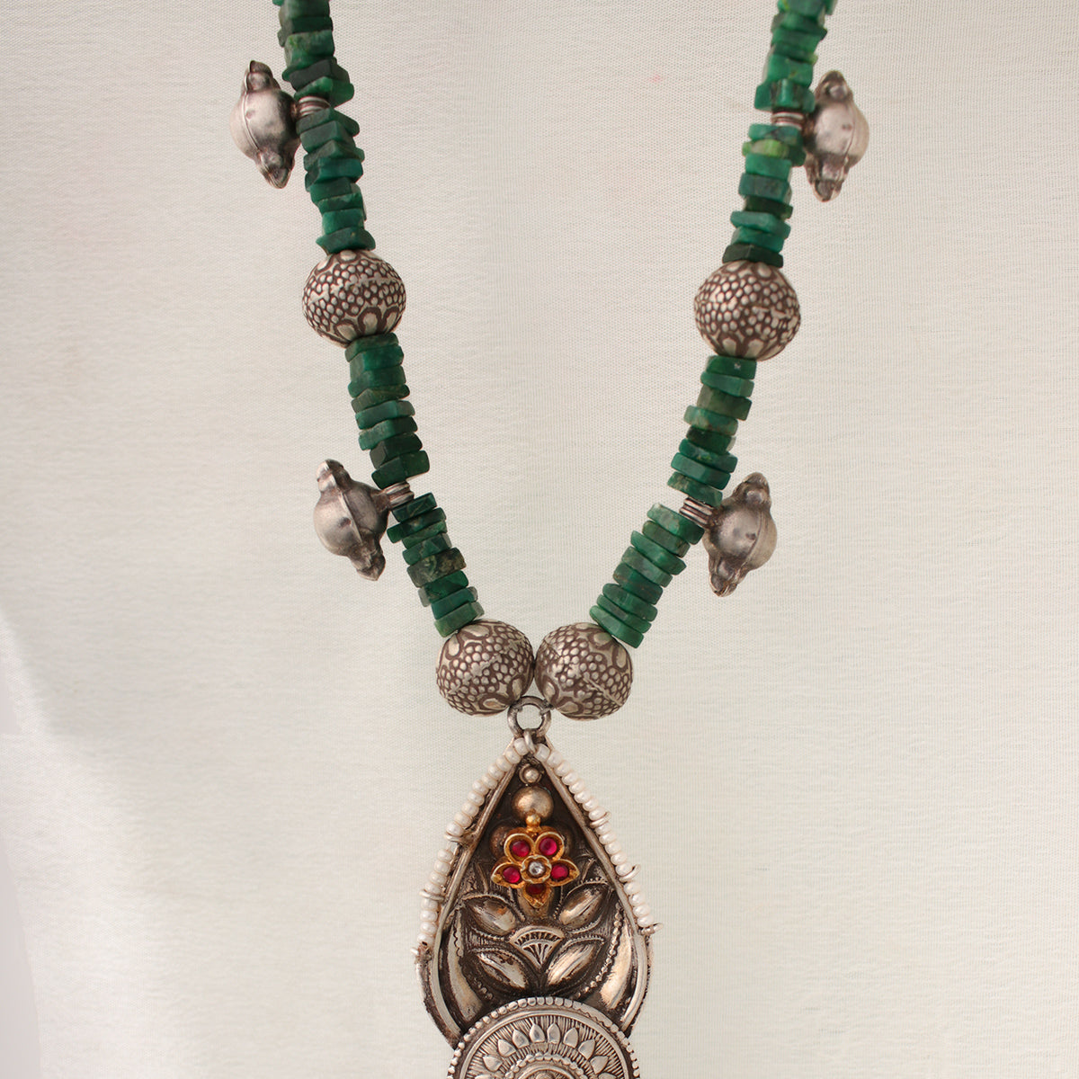 Janaki Silver Necklace by MOHA