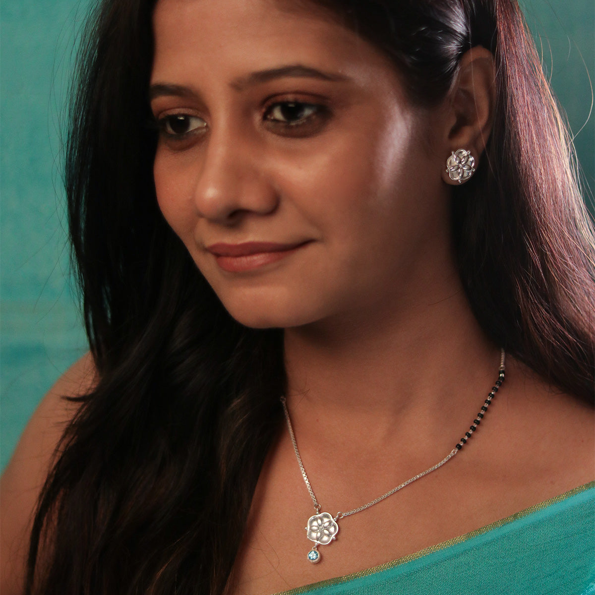 nilaya silver earrings by moha