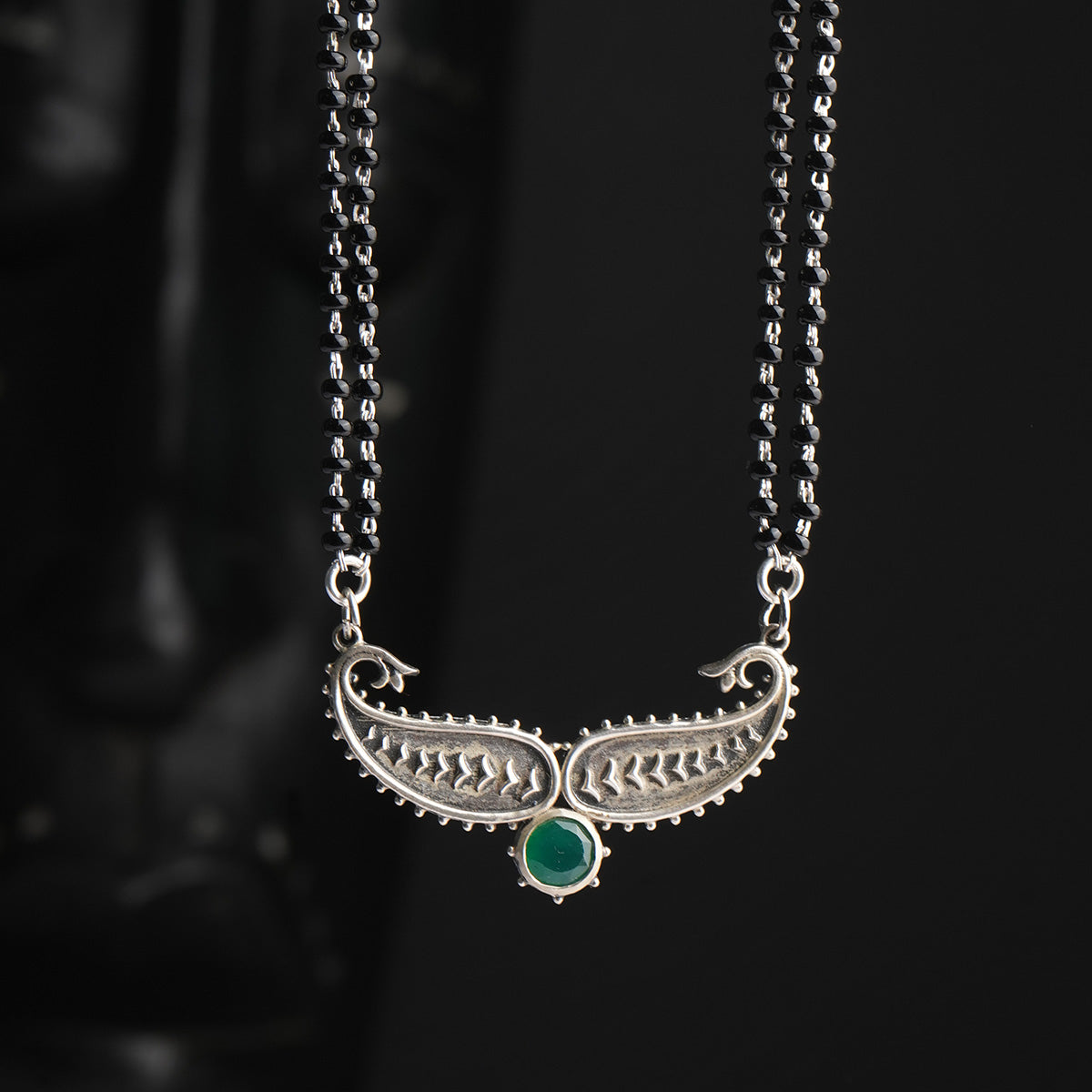 nitya silver mangalsutra by moha