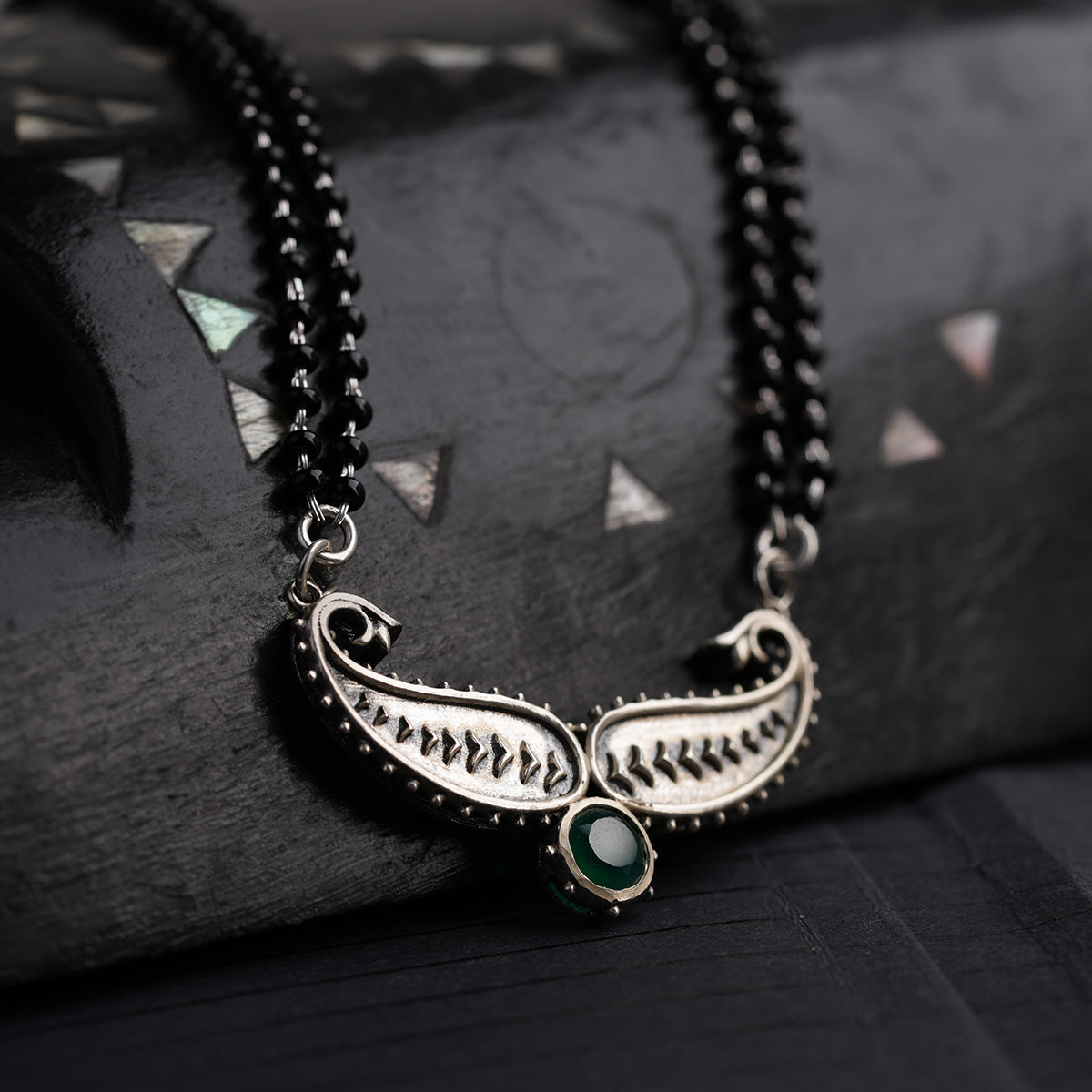 nitya silver mangalsutra by moha