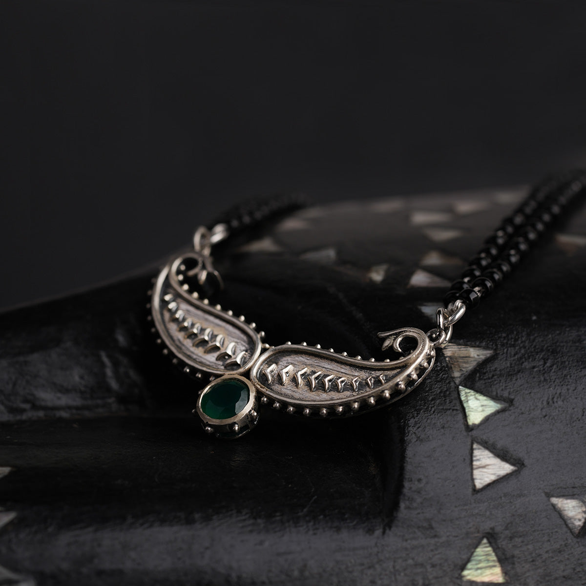 nitya silver mangalsutra by moha