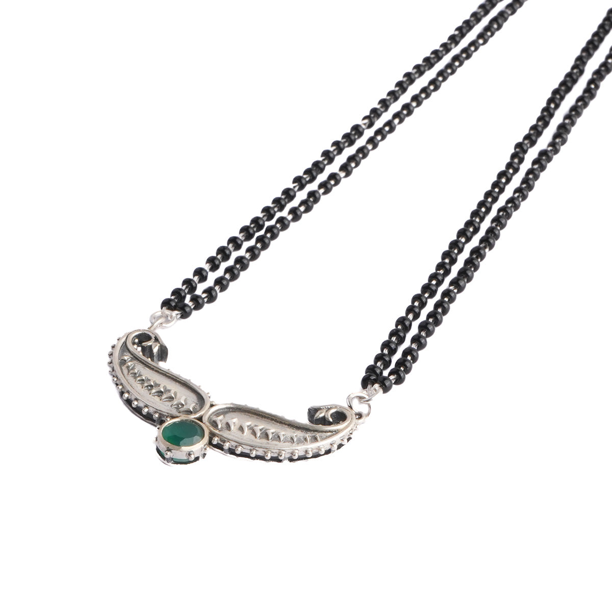 nitya silver mangalsutra by moha