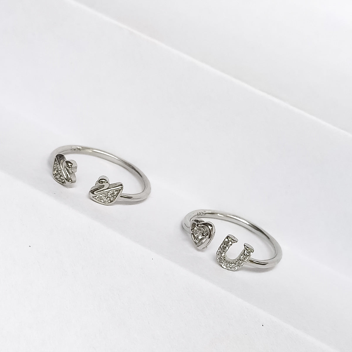 prem silver rings stack of three