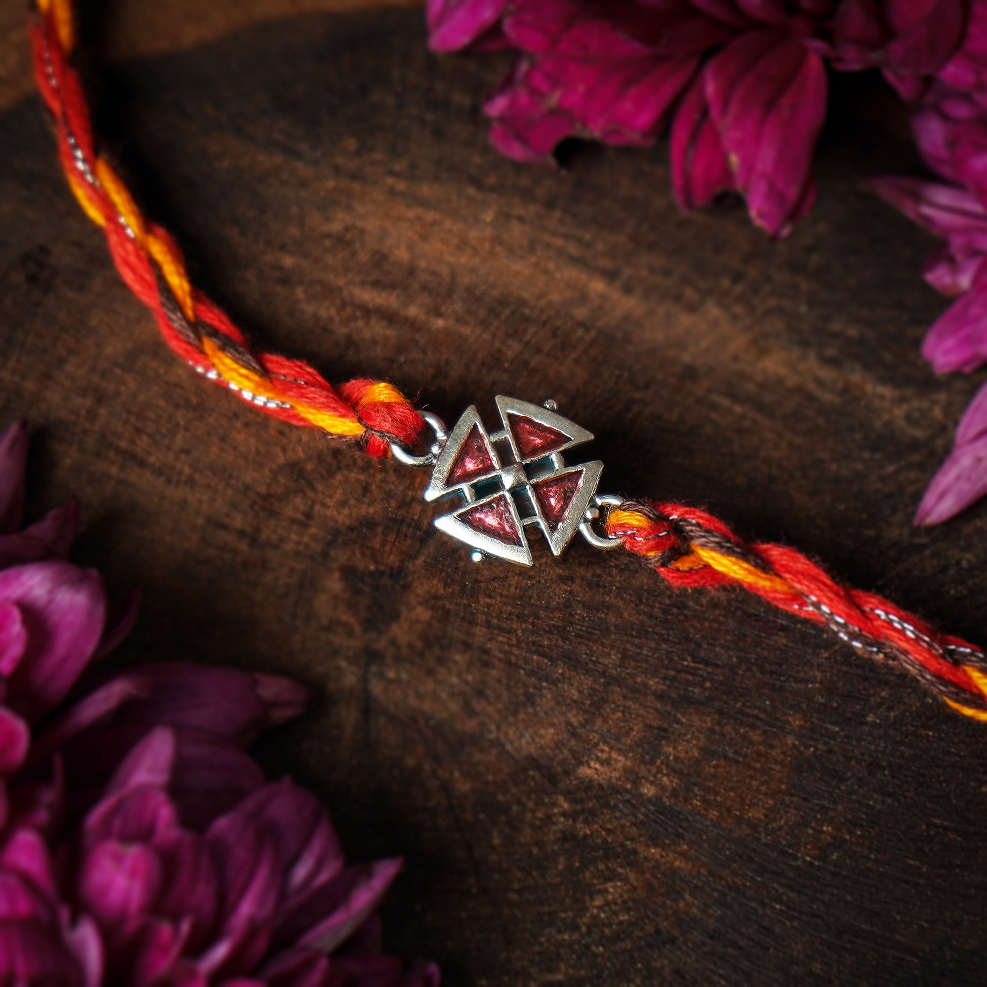 raga silver rakhi by moha