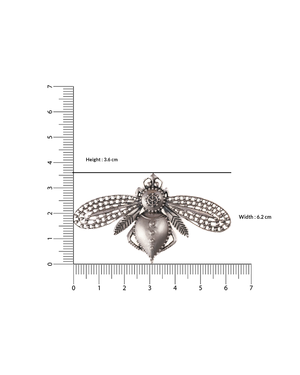 Bhawara Silver Pendant by MOHA (Only Pendant)